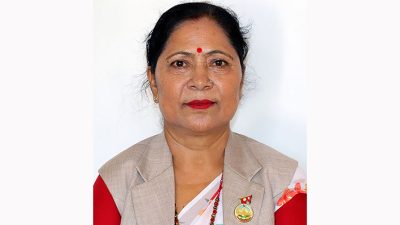 लुम्बिनी एमाले सांसद रेखा शर्मा पक्राउ
