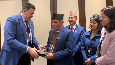 राष्ट्रियसभा अध्यक्ष र अष्ट्रेलियाका सभामुखबीच भेट