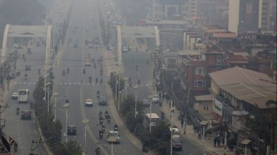 विश्वका प्रदूषित शहरको एक नम्बरमा काठमाडौँ