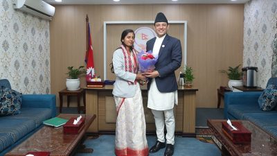 उपसभामुखले गरिन पदभार ग्रहण