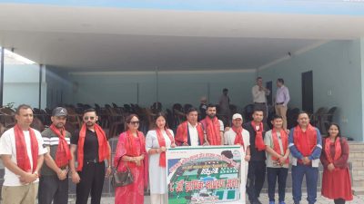 बागमती नगर खुल्ला खेल मैदान तथा विकास समितिको नेतृत्वमा ललितबहादुर