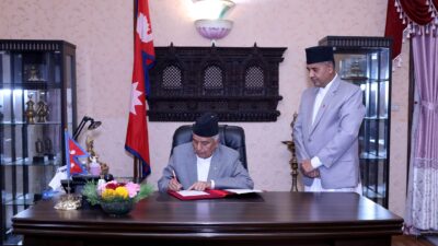 राष्ट्रपति पौडेलले आज पनि जारी गरे अर्को अध्यादेश