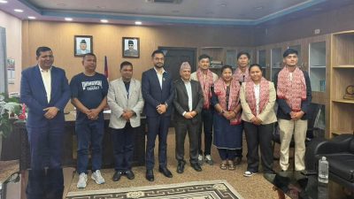 पूर्व राष्ट्रिय गोलकिपर विशाल श्रेष्ठ राखेप उपाध्यक्ष नियुक्त