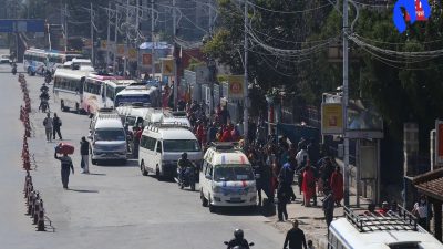 दशैमा सुनसान रहेको काठमाण्डौ चहलपहल बढ्न थाल्यो